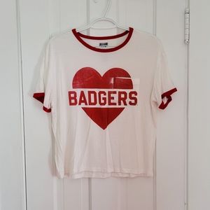 Wisconsin Badgers ringer tee